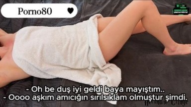 Türk çift duş sonrası sikişiyorlar. Türk sikiş izle
